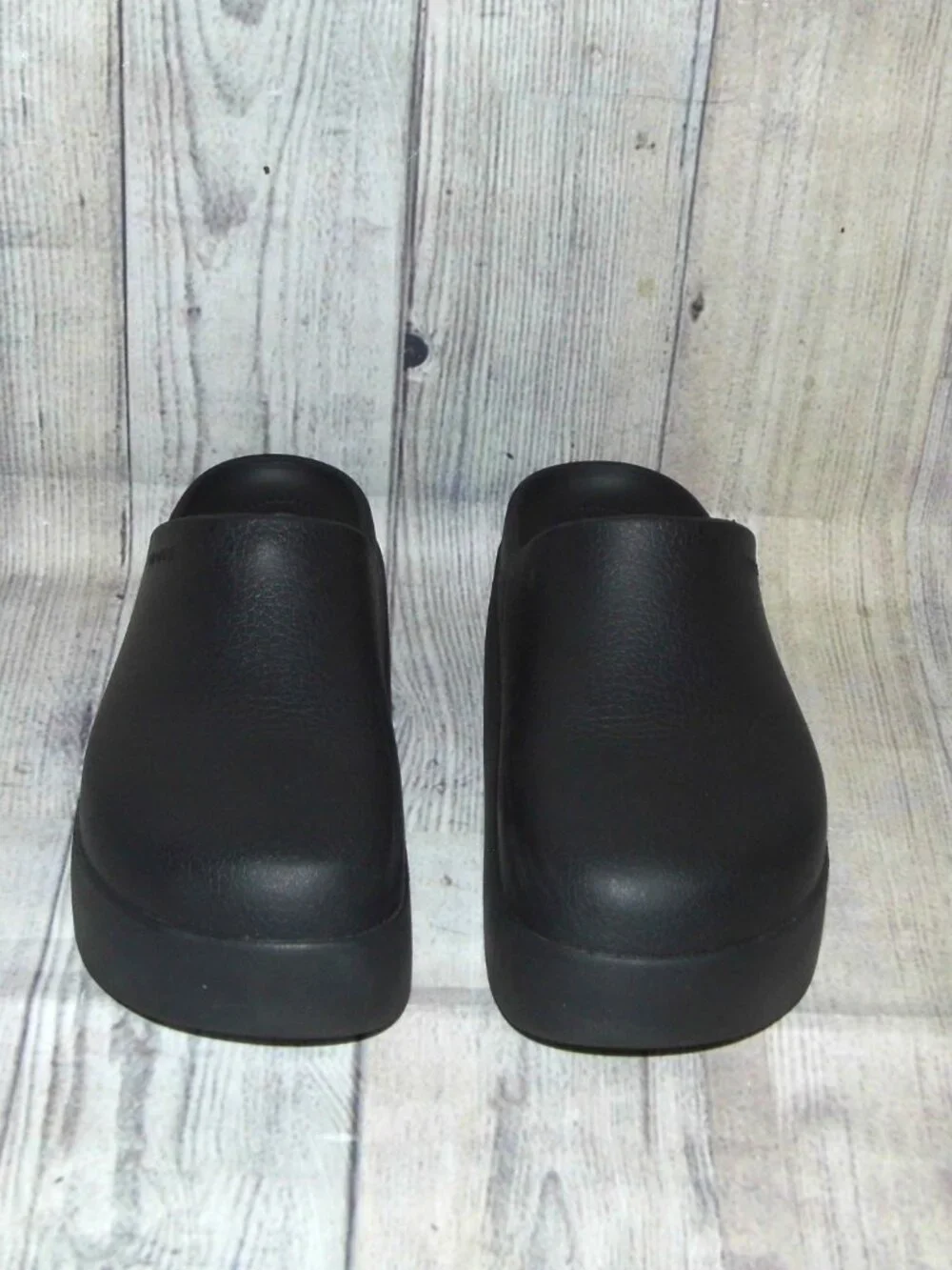 CROCS Dylan Black Platform Clogs Womens Size 10